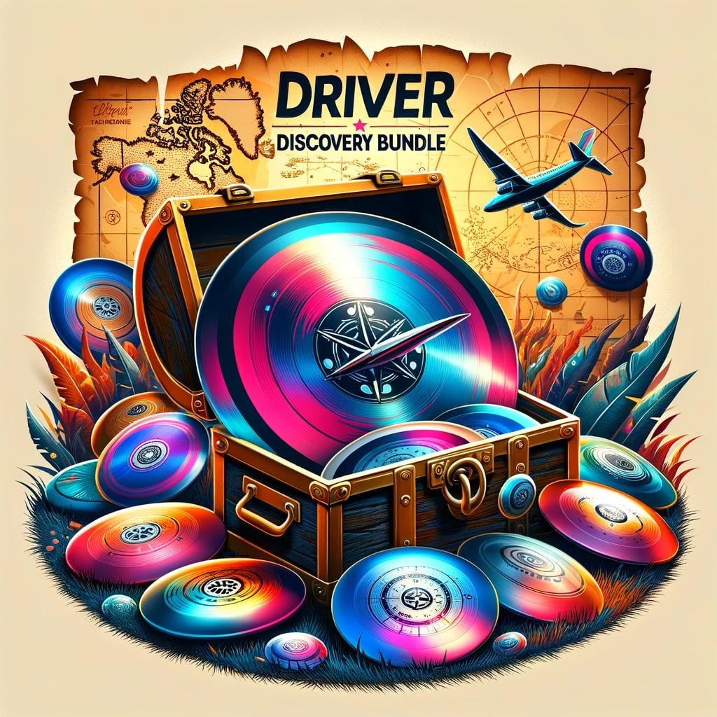 Driver Discovery Bundle with colorful discs.