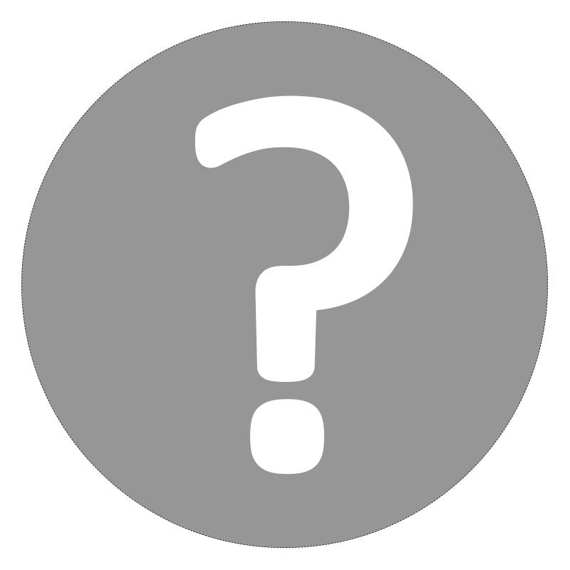 Gray circle with question mark icon